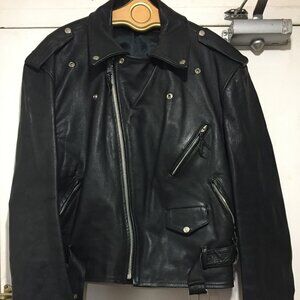 VINTAGE LEATHER MOTORCYCLE JACKETS SIZE XL